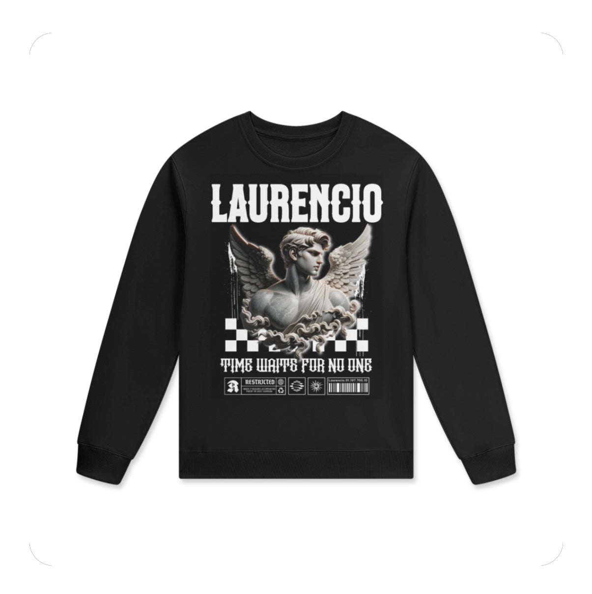 Laurencio - Angelic Black & White Jumper